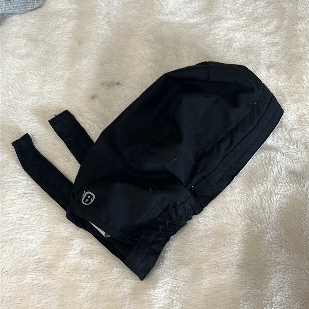 WonderWink Black Chefs Cap